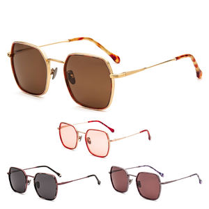 Lunettes de soleil de dernière génération en Europe, lunettes en métal pour jeunes, lunettes de soleil en acétate mixte - Product Image 2