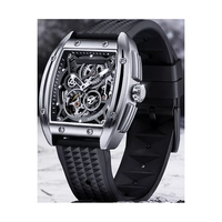 Montres automatiques étanches en acier, design usine et personnalisées, avec petit second cadran apparent, pour marque privée