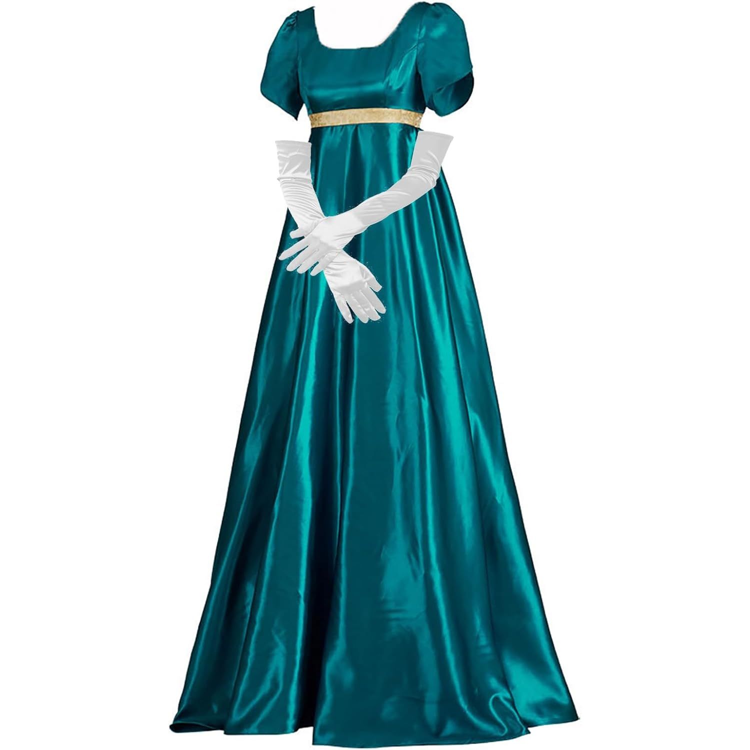 sachin and babi light blue dress Regency Era Gowns