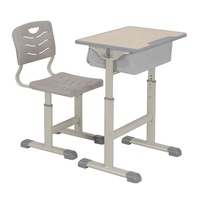 Meubles scolaires de conception moderne, table de classe, mobilier scolaire, bureaux et chaises individuels pour élèves, table et chaises d'étude et d'écriture