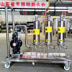 معدات ترشيح الويسكي والنبيذ والكحول ذات درجة حرارة عالية، فلتر خرطوشي من الفولاذ المقاوم للصدأ 0.22 ميكرون - Product Image 1