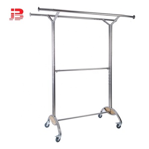 Giá Trưng Bày Quần Áo Hai Thanh Ngang Bằng Kim Loại/Giá Treo VảI - Product Image 1