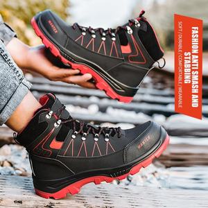 Botas de Trabajo Impermeables Antideslizantes S3 para <span class=keywords><strong>Hombre</strong></span>, <span class=keywords><strong>Zapatos</strong></span> de Seguridad Industriales con Puntera de Acero y Protección Antipinchazos - Product Image 4