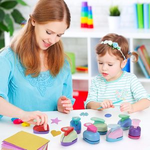 Perforadora de papel artesanal para hacer diseños de álbumes de recortes, proyectos de bricolaje para niños, fabricación de tarjetas, páginas de diario, confeti casero - Product Image 5