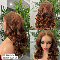 Peluca de Cabello Humano Brasileño Rizado SDD Beauty, Peluca Frontal de Encaje 13x4, Peluca de Cabello Humano 100% Virgen para Mujeres Negras