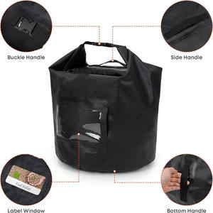 20 ק ג עץ גלולה אחסון תיק עמיד למים מיכל בד חיצוני עבור כדורי פחם צ 'יפס - Product Image 4