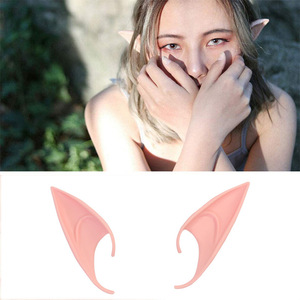 Accessoires de cosplay oreilles d'elfe en latex, fournitures de fête pour Halloween, accessoire de costume pour enfants de 8 à 13 ans - Product Image 3