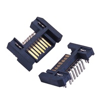 Cable Flexible Soulin de 7 Pines SATA a PCB SMT, Recto y en Ángulo Recto, Macho, para Disco Duro de Portátil, Latón