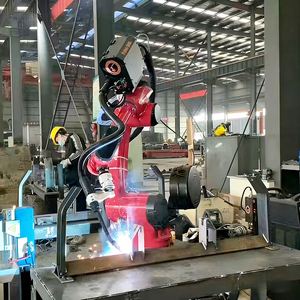 Robot de Soldadura Industrial Profesional con PLC, Brazo de 1500 mm de Longitud y Precisión de 0.05 mm para Líneas de Soldadura Masiva Eficientes - Product Image 1