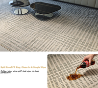 Tapis en laine épaisse tuftée antidérapant et résistant à l'usure, moderne, doux, à poils longs, en latex, pour la maison, le bureau, le salon, l'hôtel (vente en gros)