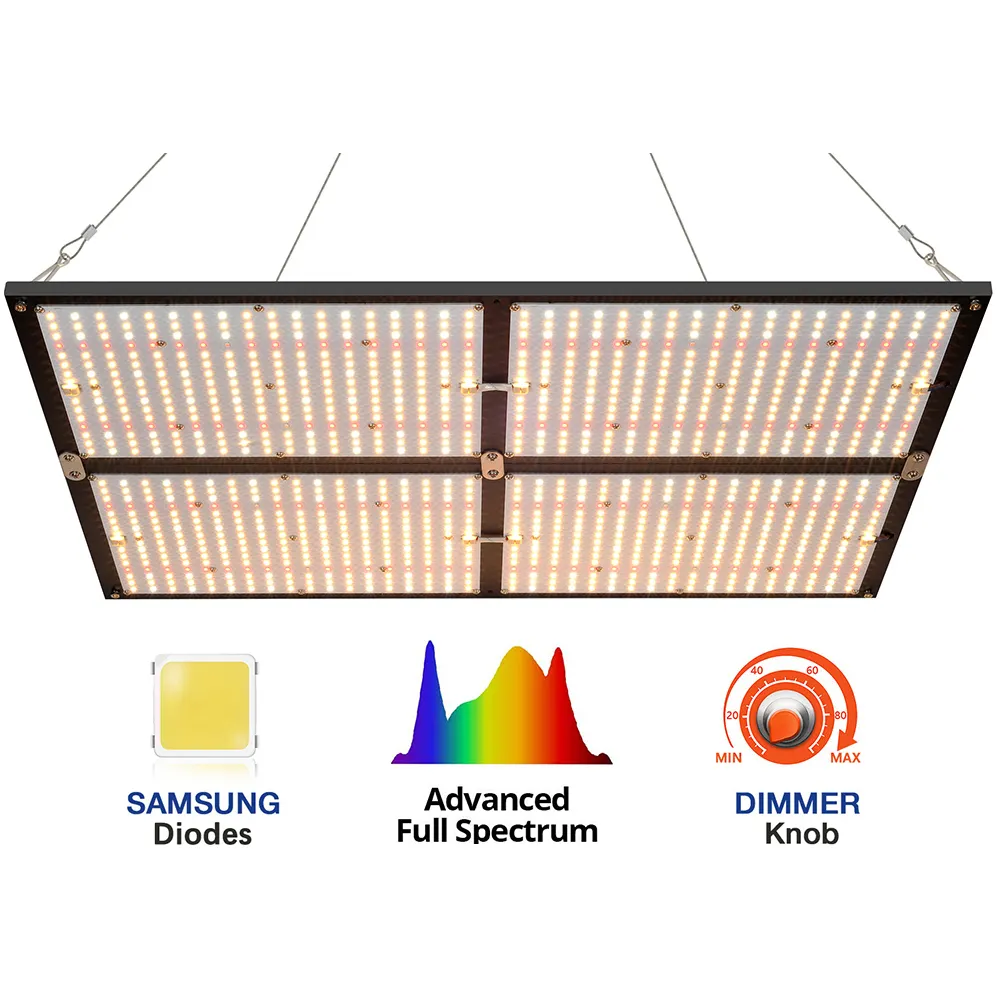 Sistemi di agricoltura verticale preassemblati spettro completo 480W Samsung LM301H LED Grow Lights Board per piante da interno Veg and Bloom