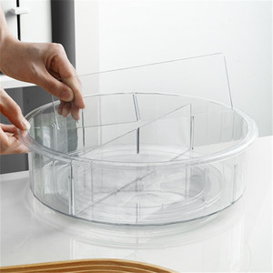 Organizador de armario de cocina <span class=keywords><strong>Lazy</strong></span> <span class=keywords><strong>Susan</strong></span> de 12 pulgadas, superventas al por mayor, plato giratorio <span class=keywords><strong>Lazy</strong></span> <span class=keywords><strong>Susan</strong></span> de plástico transparente redondo para armario - Product Image 3