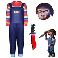 Chucky Costume for Kids, Halloween Jumpsuit