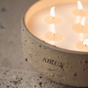 Vela Aromática de Cera de Soya Premium AIKUN OEM, Vela Decorativa de Lujo para el Hogar con Múltiples Mechas, Vela de Aromaterapia para Espacios Amplios - Product Image 5