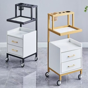 Chariot de coiffure mobile de haute qualité, chariot de beauté en métal pour salon de coiffure et mobilier de salon - Product Image 5