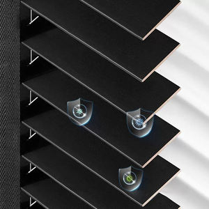 Persianas de madera de diseño moderno de alta calidad, persianas enrollables de madera de tilo Paulownia impermeables, persianas venecianas horizontales, cuerda - Product Image 2