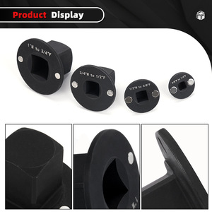 Kit d'adaptateurs de douilles à chocs 1 M vers 3/4 F, 3/4 M vers 1/2 F, 1/2 M vers 3/8 F, 3/8 M vers 1/4 F pour modification automobile - Product Image 5