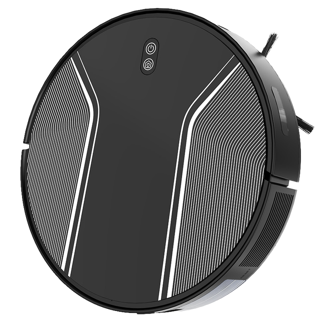 Robot Vacuum Cleaner 3500Pa Suction 99% Pickup V6 Brush 2600mA Battery 7.9cm Thin Bow Path for Floor Carpet Tile Sweeping