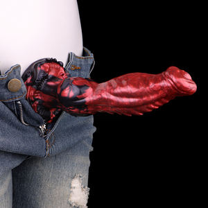 عقدة كبيرة ضخمة على شكل ذئب/كلب G-spot الاستمناء الشرجي موسع خيالي وحش حيوان كلب عقدة دسار لعبة جنسية للنساء والرجال - Product Image 5