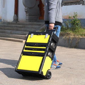 Three-Layer Combined Pull Rod <b>Toolbox</b> with Movable Wheel Multi-Function Anti-Shock Direct <b>Sale</b> - Product Image 2