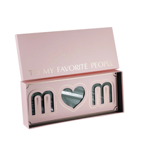 Boîte cadeau personnalisée avec bouquet de fleurs préservées pour maman, grand coffret cadeau pour les fêtes, coffret cadeau promotionnel avec fleurs, cartes de Noël, coffret pour la fête des mères