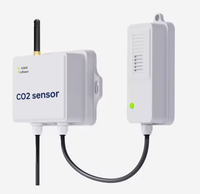 Sensor Industri Pertanian CIPPUS COL200 IP68, Pemancar Kualitas Udara CO2, Suhu, dan Kelembapan, DC24V, Alarm Suara dan Cahaya