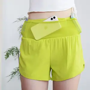 Pantaloncini da ginnastica da donna <span class=keywords><strong>pantaloni</strong></span> <span class=keywords><strong>corti</strong></span> Casual Pantaloncini da corsa da 5 pollici da donna per esercizi da Tennis abbigliamento atletico attivo con tasche - Product Image 1
