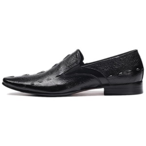 Zapatos Formales de Negocios de Cuero para Hombre de Alta Calidad - Suela Gruesa, Punta Redonda, Cuero Genuino, Zapatos Casuales de Boda - Product Image 5