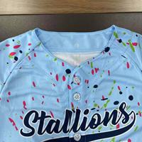 Ensemble de maillots de baseball personnalisés pour équipe, couleur crème, impression par sublimation, chemises et pantalons de baseball vierges, uniforme