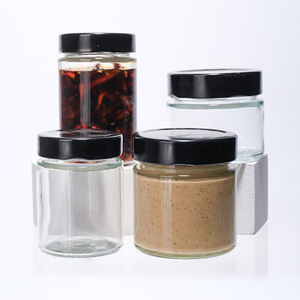 Mode, pots à confiture ronds de 100 ml et 150 ml, petits pots en verre pour le miel avec bouchon à vis - Product Image 6