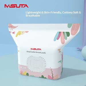 MISUTA แผ่นซับน้ำนมป้องกันการไหลออก ป้องกันการรั่วซึม แบบใช้แล้วทิ้ง บางเฉียบ 100 เม็ด อุปกรณ์สำหรับคุณแม่ตั้งครรภ์ - Product Image 1
