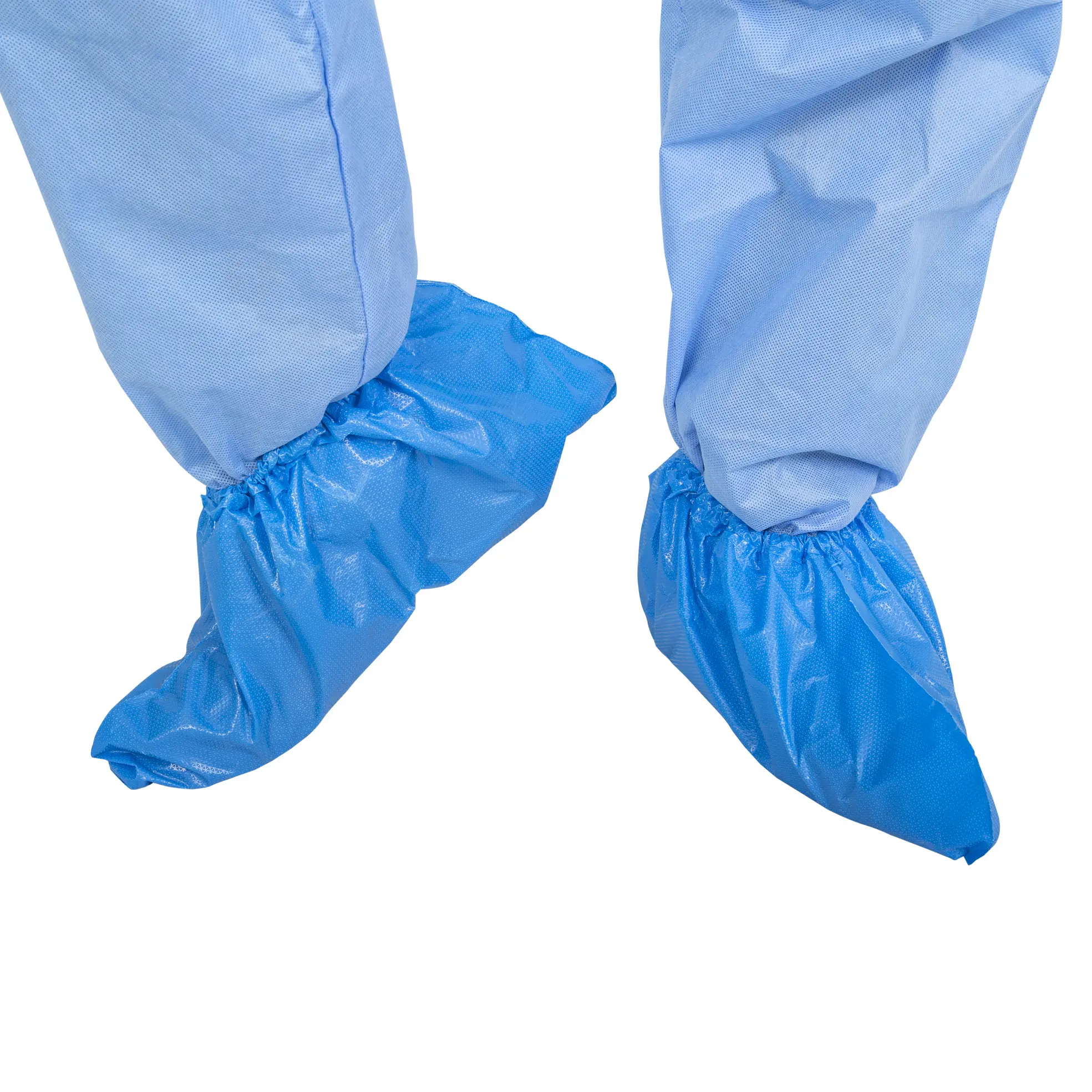 غطاء حذاء مضاد للانزلاق غطاء حذاء غير منسوج من CPE مع طباعة تحت الغبار مقاوم للغبار أغطية أحذية OEM