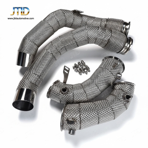 Tuberías de Escape Turbo de Alto Rendimiento con Protección Térmica para <span class=keywords><strong>BMW</strong></span> F90 M5 S63 4.4T 2018+, Barrera Térmica Avanzada, Juego de Tuberías de Competición - Product Image 3