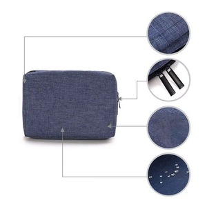Sac de rangement pour câbles de charge, accessoires électroniques de voyage, compatible BSCI, pour disques durs, chargeurs, bleu - Product Image 5