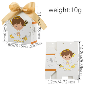 Cajas <span class=keywords><strong>de</strong></span> papel <span class=keywords><strong>de</strong></span> <span class=keywords><strong>caramelo</strong></span> pequeñas con tema <span class=keywords><strong>de</strong></span> Bautismo con cintas, diseño <span class=keywords><strong>de</strong></span> Paloma <span class=keywords><strong>de</strong></span> niño pequeño, cajas <span class=keywords><strong>de</strong></span> papel <span class=keywords><strong>de</strong></span> embalaje <span class=keywords><strong>de</strong></span> regalo <span class=keywords><strong>de</strong></span> bautizo - Product Image 2