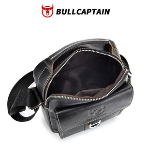 BULLCAPTAIN <b>Shoulder</b> Genuine Leather <b>Small</b> <b>Bag</b> Casual Retro <b>Small</b> <b>Shoulder</b> <b>Bag</b> Top Layer Cowhide Messenger <b>Bag</b> Wholesale - Product Image 6