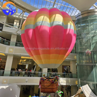 Équipement publicitaire gonflable, ballon à air chaud gonflable, ballons à air chaud géants personnalisés pour la décoration d'événements