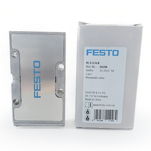 วาล์วควบคุมลมแบบนิวแมติก FESTO รุ่น JH Series JH/J-5-5/2-1/4-1/8-3/8-B-2-C แบบสองทาง สำหรับระบบอัตโนมัติในอุตสาหกรรม - Product Image 1