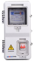 Boîtier de compteur électrique monophasé exclusif en ABS et PC, indice de protection IP54