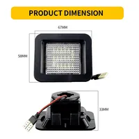 Luces LED para Matrícula, Lámpara de Número para Ford F-150 Raptor 2015 2016 2017 2018, 6000K Blanco, Bombilla Trasera Canbus para Auto, Sin Errores