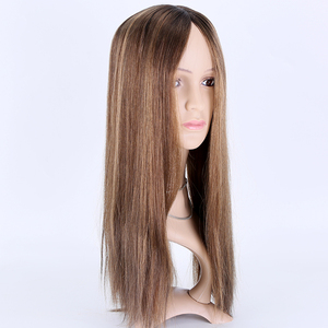 Nuevo Diseño 2022 Peluca de Cabello 100% Humano Virgen Remy Balayage Castaño Totalmente Anudada a Mano para Mujeres Blancas - Product Image 5