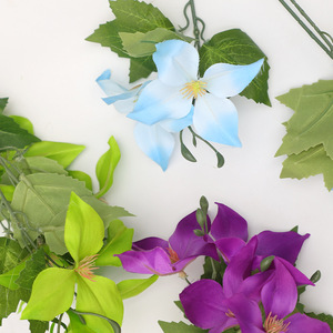 Flores Artificiales de Seda, Adorno Floral para Boda, Decoración del Hogar, Plástico de Alta Simulación - Product Image 1