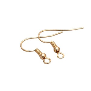 Crochets d'oreille en métal, 100 pièces, crochet à ressort pour la fabrication de bijoux, style simple, design géométrique, unisexe - Product Image 2