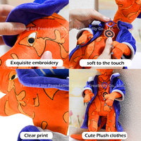 Boneka Dinosaurus Kustom Berkualitas Tinggi, Mainan Plushie dengan Kerangka Internal Fleksibel untuk Koleksi dan Hadiah