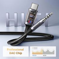 UGREEN CM450 Aux a USB Tipo C a 3,5mm Cable de Audio Jack 1M USB C a TRRS Auriculares Adaptador de cable estéreo para coche Mic HiFi Compatible