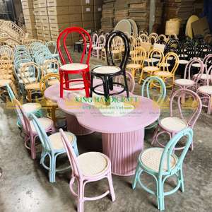 Stylish Durable Comfortable Handcrafted Eco-friendly Modern Rattan <b>Chair</b> for <b>Kids</b> Outdoor Living Room Bedroom Use - Product Image 4