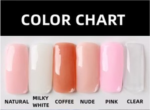 Soso เจลทาเล็บแบบแข็งสีชมพูใสสีขาวขนาด100กรัมเจลทาเล็บแบบกันแสงยูวีสำหรับตกแต่งเล็บ - Product Image 5