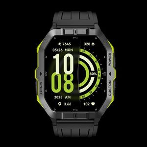 Nouvelle montre connectée robuste C32 Pro 2026 pour l'extérieur avec autonomie ultra longue, étanchéité profonde, compatible Android et <span class=keywords><strong>iPhone</strong></span> - Product Image 3