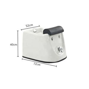 Ensemble de chaises de pédicure Siman, évier avec bassin de plomberie et pieds de repos pour filles, double prêt à être expédié - Product Image 4