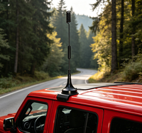 Antena de Techo para Auto con Bobina Magnética en Espiral, Polarización Vertical de Alta Ganancia, Impermeable, Omnidireccional, WiFi 2.4G/5GHz